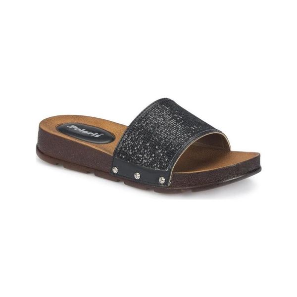 

polaris women orthopedic casual slippers polaris, Black