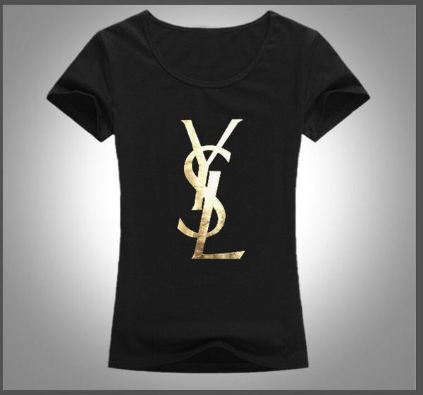 

Summer 2019 women fa hion t hirt o collar hort leeve ca ual imple high grade printing 100 cotton breathable weat ab orbent 9 color, White
