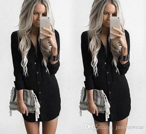 

women casual loose blouse shirts spring autumn summer single breasted tshirts female long length cap sleeve solid clothing, White