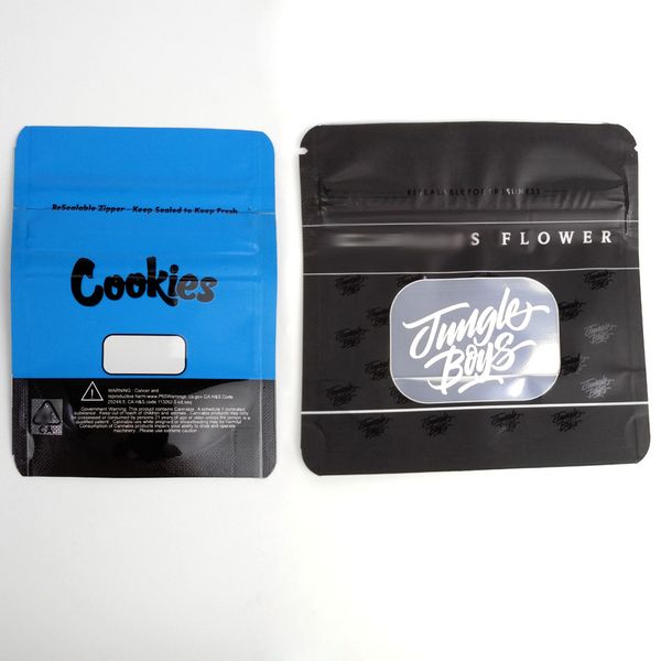 

cookies chuckles connected jungle boys 3.5g package proof bag vape packaging for dry herb flower ing