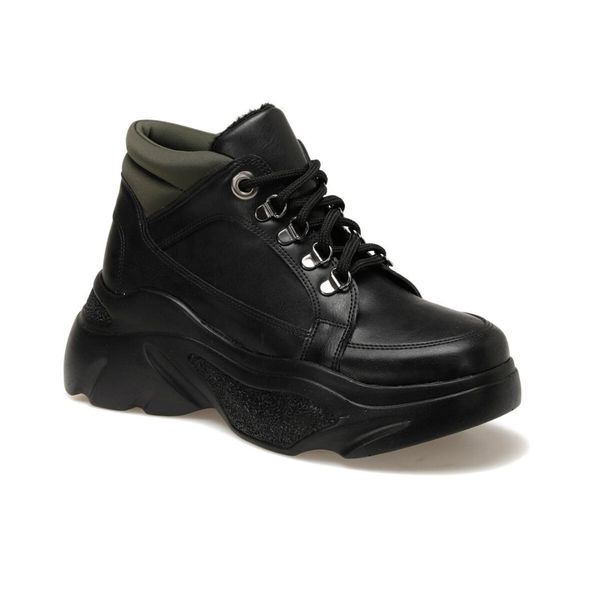 

flo morlent black women thick soled boots butigo