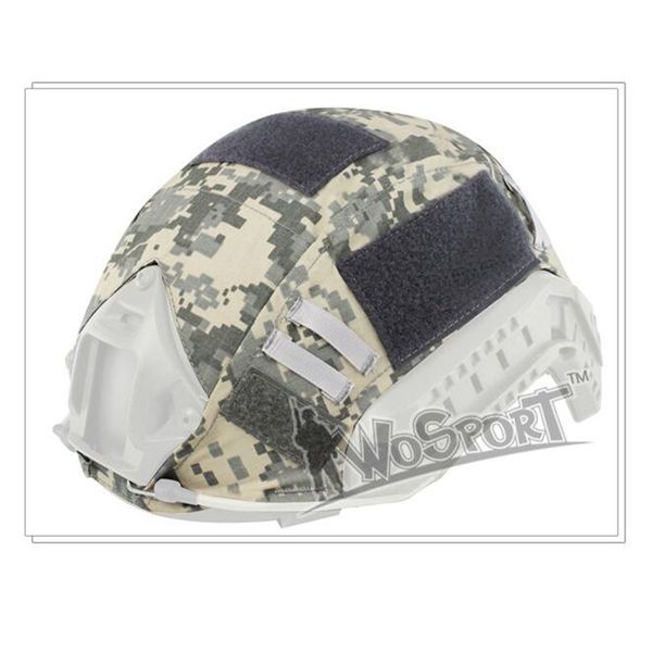 

us army acu camouflage tactical combat helmet cover for ops-core fast ballistic helmet