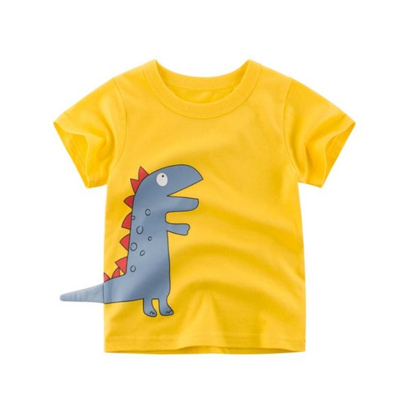 

kids designer clothes cartoon dinosaur boys t shirts short sleeve boy shirts breathable children sport summer kids clothing wzw-yw3859, Blue