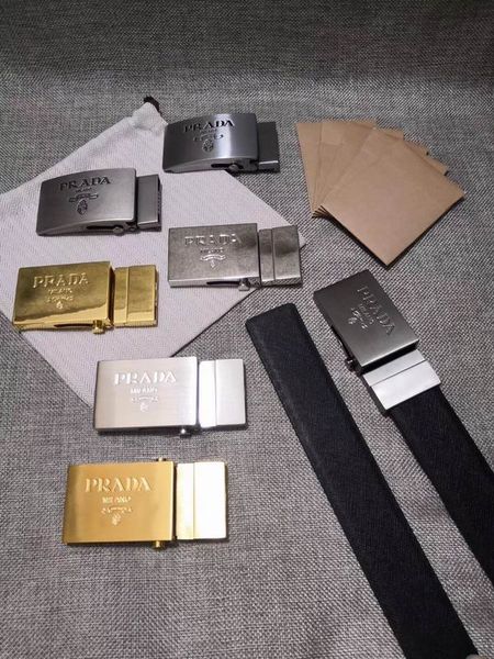 

2019 new fa hion brand prada high qualtiy de igner genuine leather belt for men and women 95 125cm