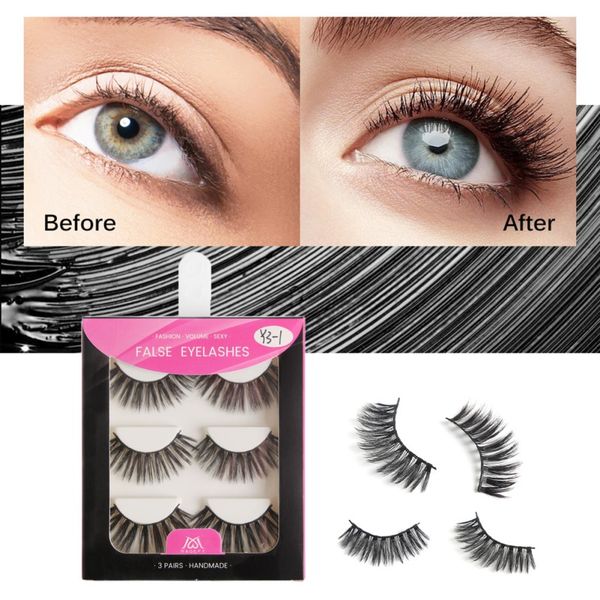 

3d false eye lashes soft eye lashes handmade thick false eyelashes fake makeup