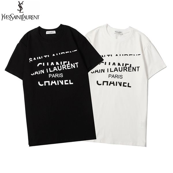 

2020 new york fashion he pd printing men women street luxury cotton casual short sleeve mens designer t shirts tshirts tshirt, White