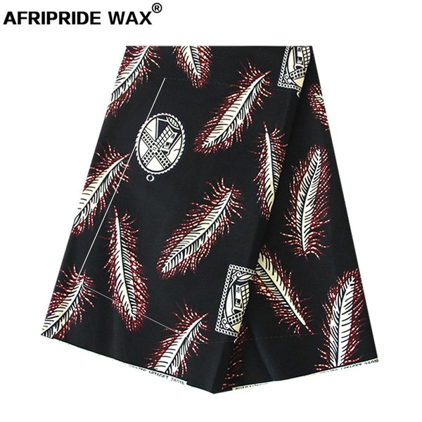 

2019 african ankara fabric wholesale african flower 100% cotton real wax brocade fabric for clothing a18f0429, Black;white
