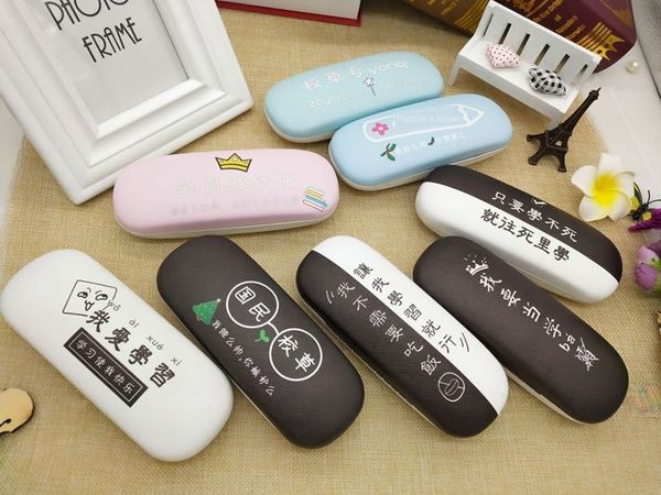 

box text high case case cold school flower glasses box student popular large frame glasses