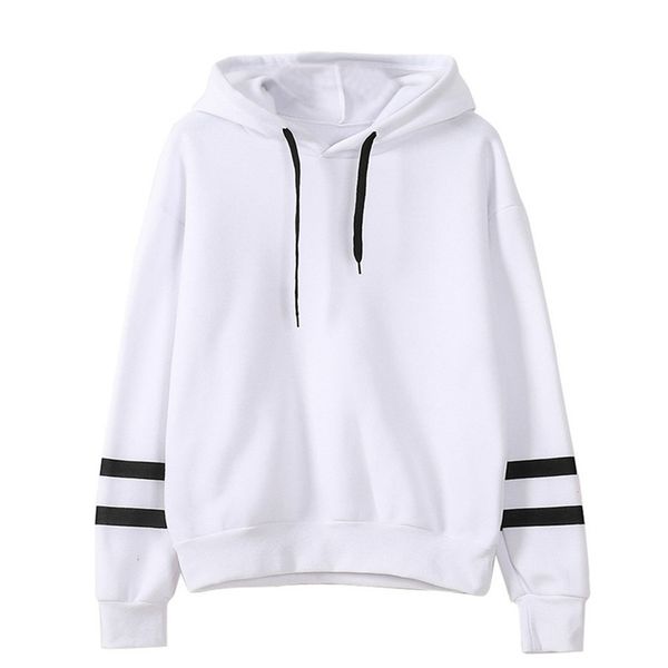 

женщины толстовки повседневная длинные рукава harajuku толстовка jumper топы моды высокого качества с капюшоном пуловер, Black