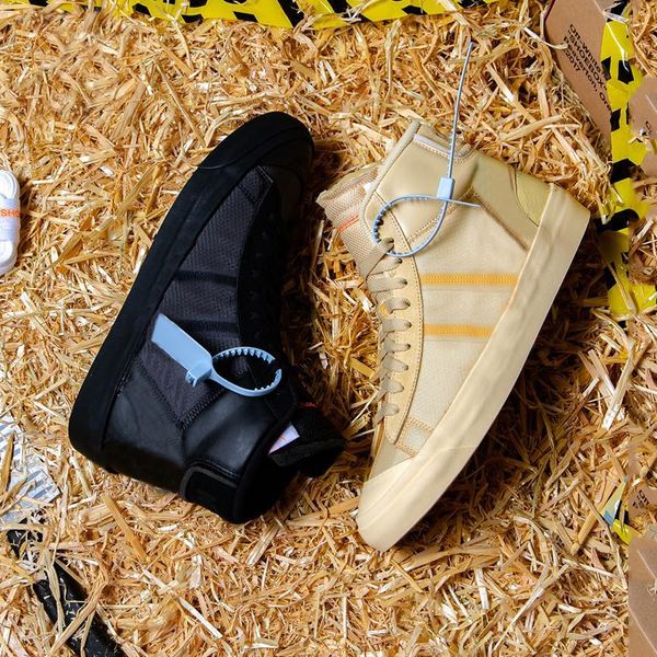 

2019 2018 with Box Off All Hallows Eve Mens and Womens new arrival mens Shoes Men White Yellow Black Brand Designer Sports Shoes