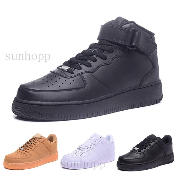 

wholesale 10x forces low airs cushion 1 one running shoes for men the pure white sports trainer women designes shoes us5.5-11 hy-9c, Black;brown