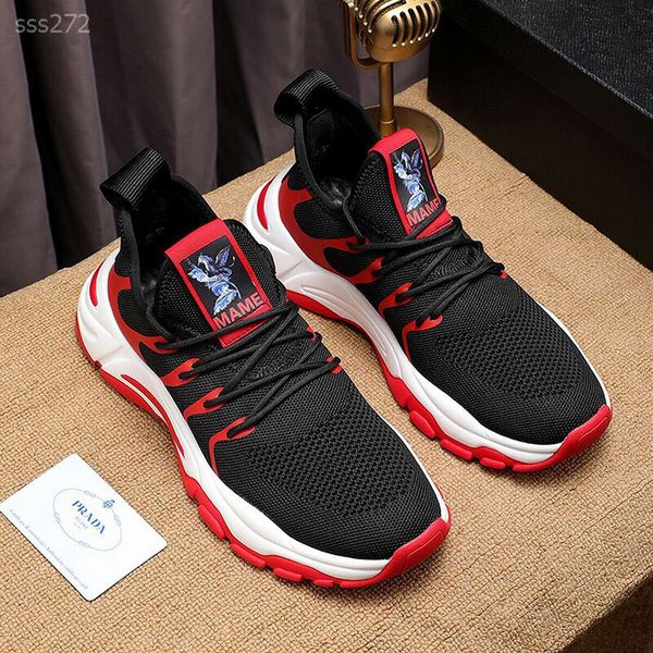 

2020 luxury fashion off men women lace-up shoes for mens red platform new retro yellow casual shoe size us 6-10, Black