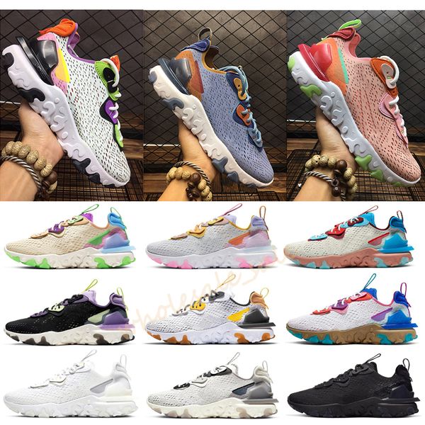 

be true epic react vision shoes 55 undercover react element 87 gravity purple running shoes men women black iridescent trainers sneakers