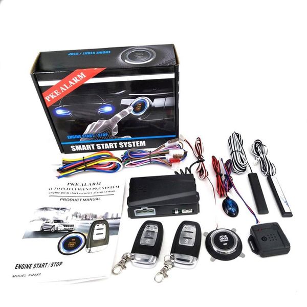 

partol smart key pke car alarm passive keyless entry car system engine start spush button remote starter sensor
