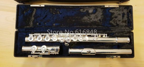 

gemeinhardt 3os 16 keys cupronickel silver plated flute c tune holes open musical instrument flauta with case