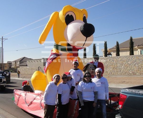

lovely giant advertising inflatable dog cartoon for promotion/ inflatable dog for sale cartoon dog model for advertising