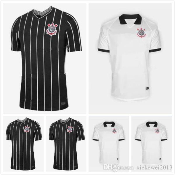 

2020 2021 corinthian home soccer jerseys ronaldo clayton love pedrinho 2019 football shirt paulista brazil 20 21 camisa de futebol jadson, Black;yellow
