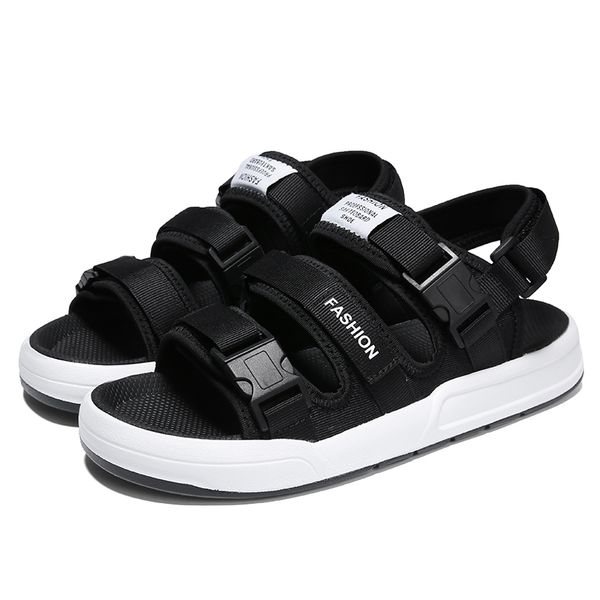 

sandles sandali roman uomo sandalias sandalia beach leather herren summer sandel casa de gladiators shower verano big sandale, Black