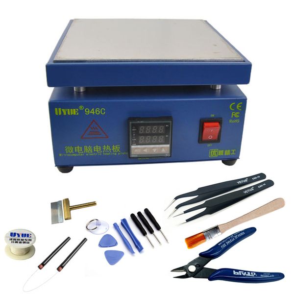 

uyue 946c lcd digital display preheating station heating platform adjustable heating plate phone screen replace preheat station