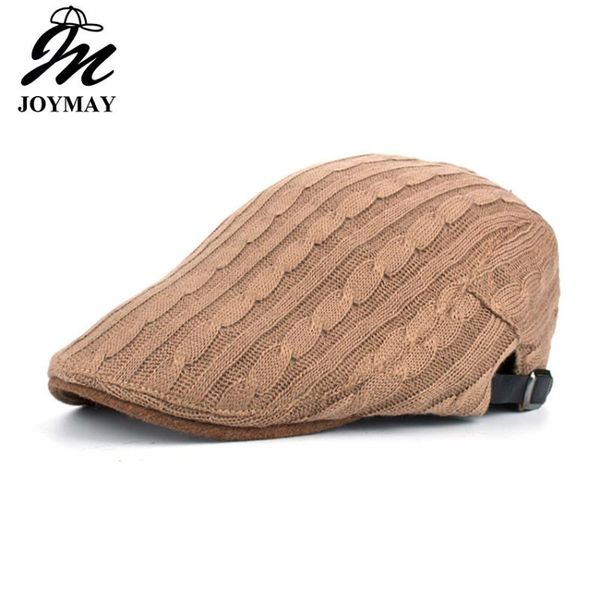 

joymay new winter cotton berets caps for men casual peaked caps berets hats casquette cap y038, Blue;gray