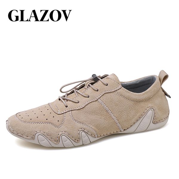 

luxury casual shoes men loafers genuine leather flat lace up designer shoes men moccasins sneaker footwear male t200610, Black