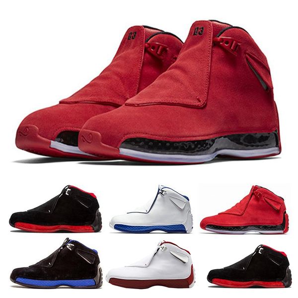 

18 sneaker 18s mens basketball shoes toro og asg bred cool grey sport royal suede blue yellow orange trainers designer sports sneakers 8-12