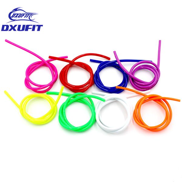 

dxufit new 1m motorcycle dirt bike fuel gas oil delivery tube hose line petrol pipe 5mm i/d 8mm o/d for motorcycle atv bike new6