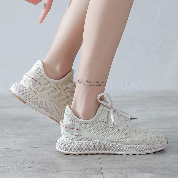 

2019 running shoes for women red yellow sport sneakers woman breathable sports walking shoes #2l5