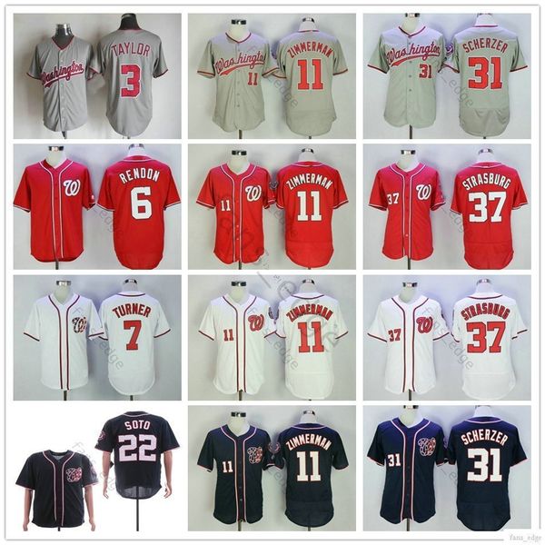 

Washington Michael Taylor Anthony Rendon Nationals 7 Trea Turner 11 Ryan Zimmerman Juan Soto 37 Stephen Strasburg 31 Max Scherzer Jersey