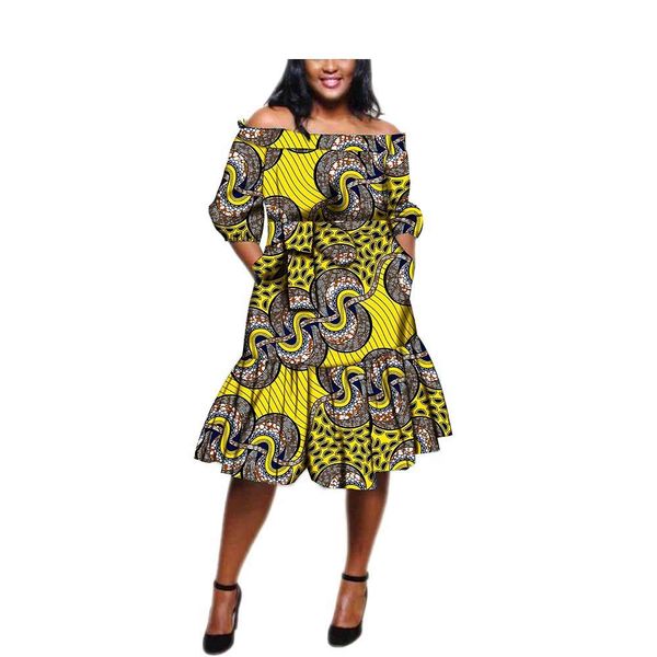 

африканские платья для женщин традиционных мод wax печати изнашивания dashiki одежды, Black;gray