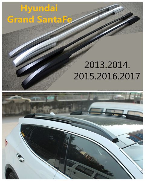 

auto roof racks luggage rack for hyundai grand santafe 2013.2014.2015.2016.2017 aluminium car accessories