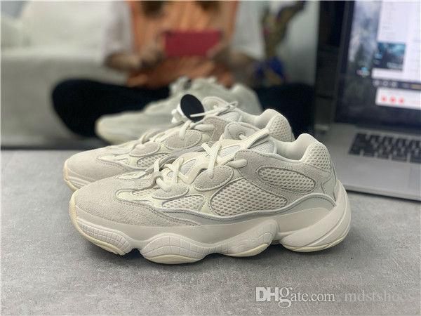 

2019 sale 500 bone white utility black vanta reflective kanye west men women running shoes sports sneakers