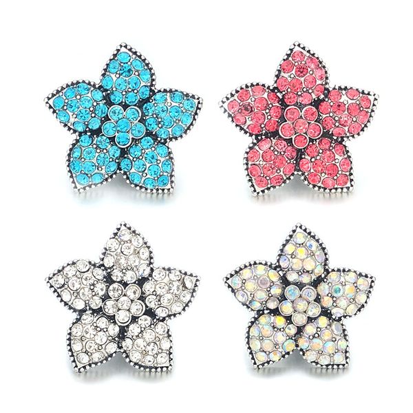 

component w467 crystal 3d 18mm 40mm metal snap button for bracelet necklace interchangeable jewelry women accessorie findings