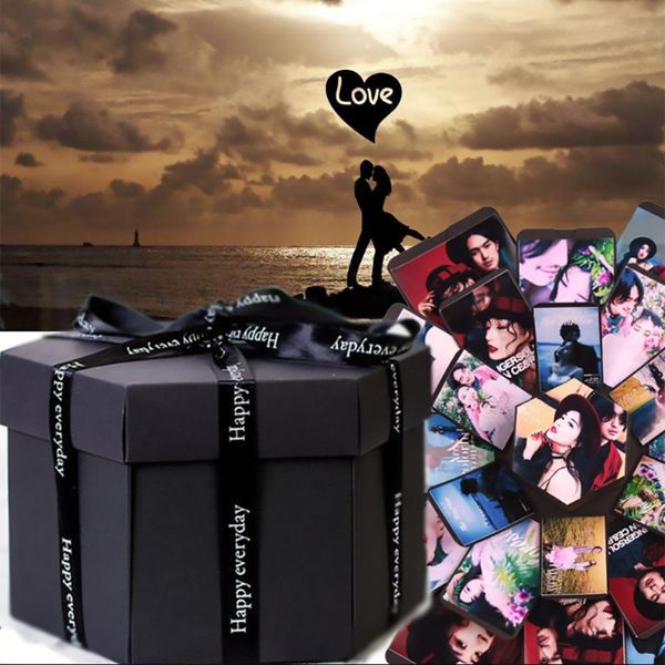 

tower shape 3 layer diy surprise love explosion box gift explosion for anniversary scrapbook diy p album birthday gift