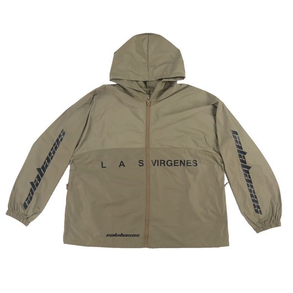 

calabasas season5 virgenes oversize jackets mens casual loose fashion coats windbreaker waterproof jacket, Black;brown