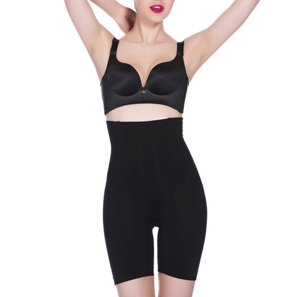 

высокая талия женщин профилировщика тела push up послеродовая животика управления трусы стали кость тонкая талия trainer корсеты нижнее бель, Black;white