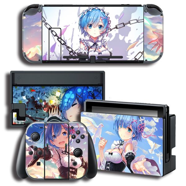 

vinyl cover decal skin protector sticker for nintendo switch ns console skins for ram rem skins stickers