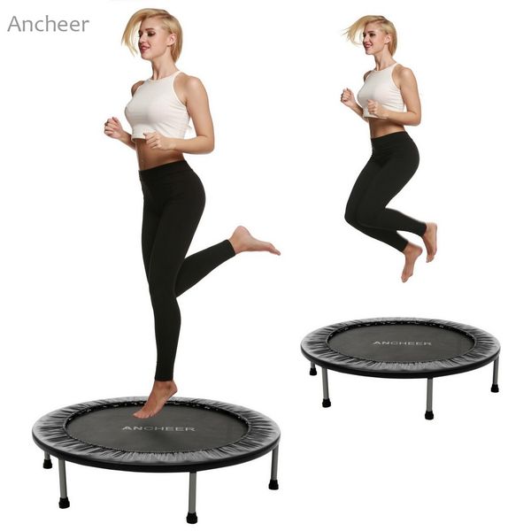 

ancheer новый 96cm / 38inch батут высокое качество складной батут 96см с pad безопасности фитнес батут спорт hot sale