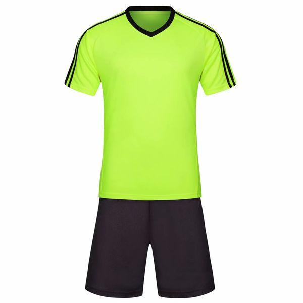 

men blank double-sided football team uniforms kits sports clothes tracksuits personality customized football sets with shorts b37-11, Blue;black