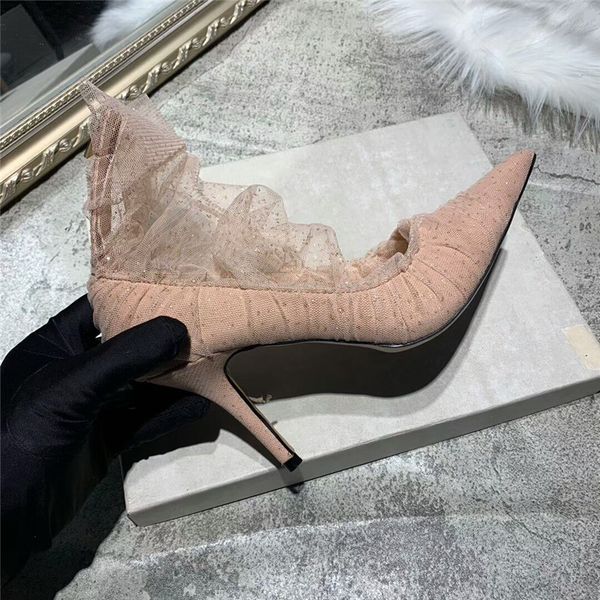 

2019 brand fashion luxury designer women shoes high heels brand fashion luxury designer women shoes pink lace high heels women dress shoes, Black