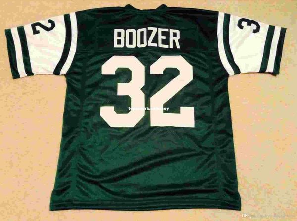 

retro custom #32 sewn stitched emerson boozer green mitchell & ness jersey s-5xl,6xl men's football jerseys rugby, Black;blue