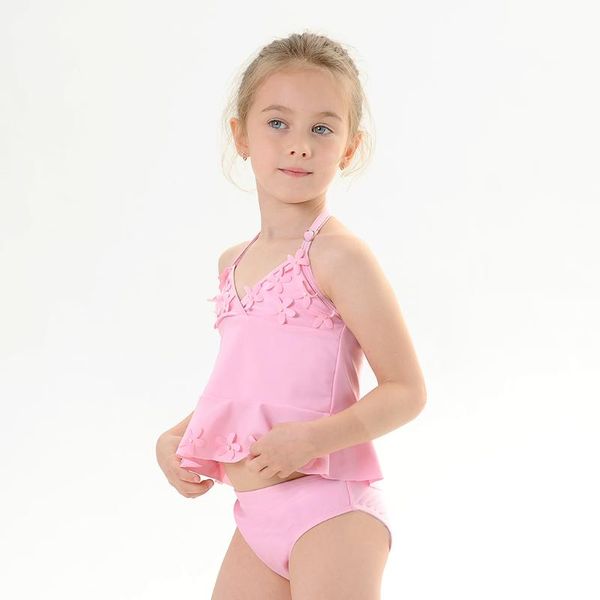 

women children's swimwear kid son girl pink swimming bathing suit
