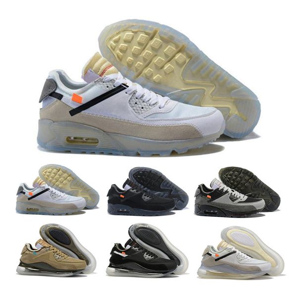 

Горячие Продажа 90s TPU Off 90s кроссовки мужчин дышащий спорта кроссовки белый черный синий Desert Ore Дизайнерская обувь Подушка Free Run Кроссовки