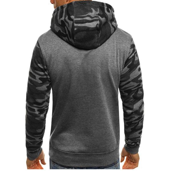 

fashion-streetwear толстовки мужского камуфляжа пуловер с длинным рукавом толстовка с капюшоном спорт бег топы блузки странных вещей, Black