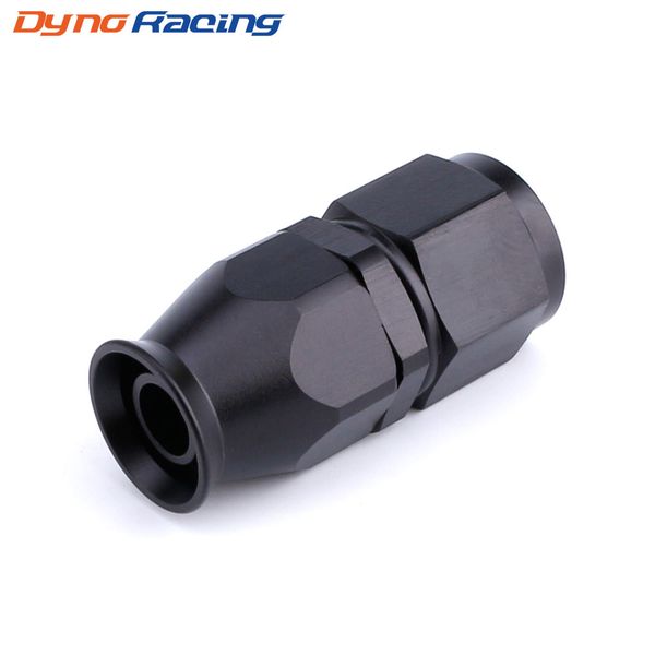 

an8 an-8 straight ptfe swivel oil fuel gas line hose end adaptor black tt101287