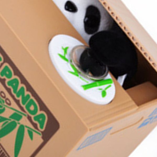 

strange child piggy bank piggy bank piggy bank creative coin money box ornaments panda stylish and beautiful