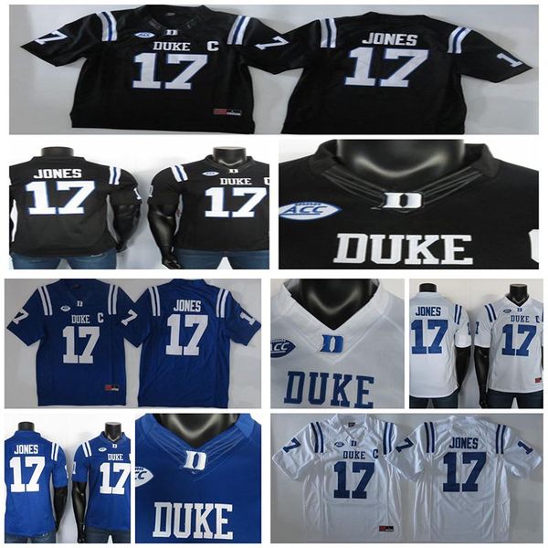 

2019 college football jersey daniel jones jersey ncaa duke blue devils jerseys blue black white stitched 150th patch