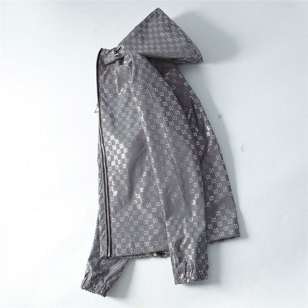 

20ss men's jacket windbreaker long sleeve mens jackets hoodie clothing zipper with letter pattern plus size clothes 1921, Black;brown