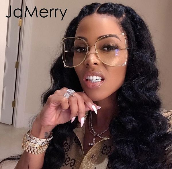 

jamerry vintage retro big square women sunglasses fashion pearl decoration sun glasses cat eye shades butterfly eyewear 2019, White;black