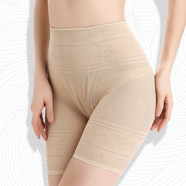 

women shorts shaper plus size high waist tummy body shaper corsets slimming pants underwear waist trainer butt lift panty shorts, Black;white